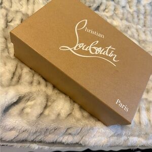 Christian Louboutin Shoe Box in Tan